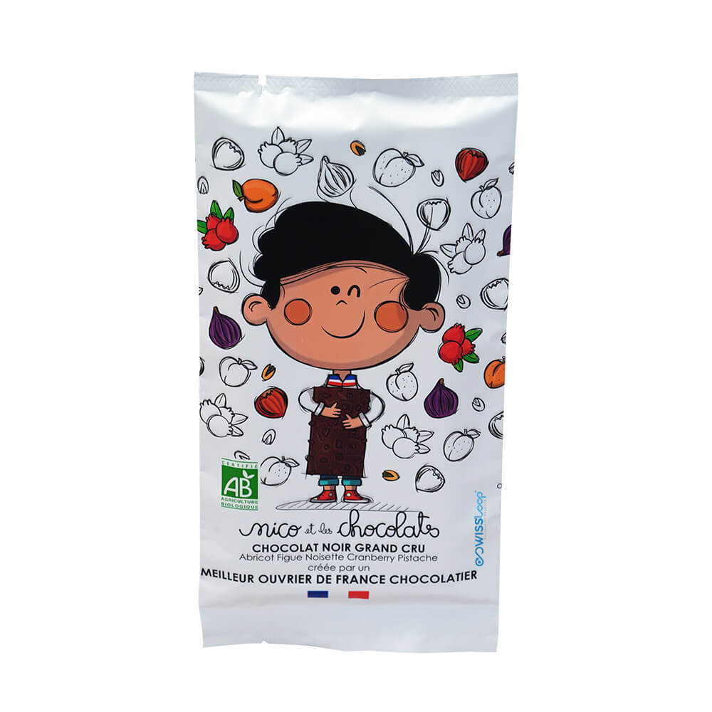 Energy bar packaging pouch