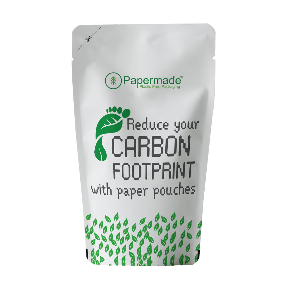 Compostable Kraft Paper Transparent pouch